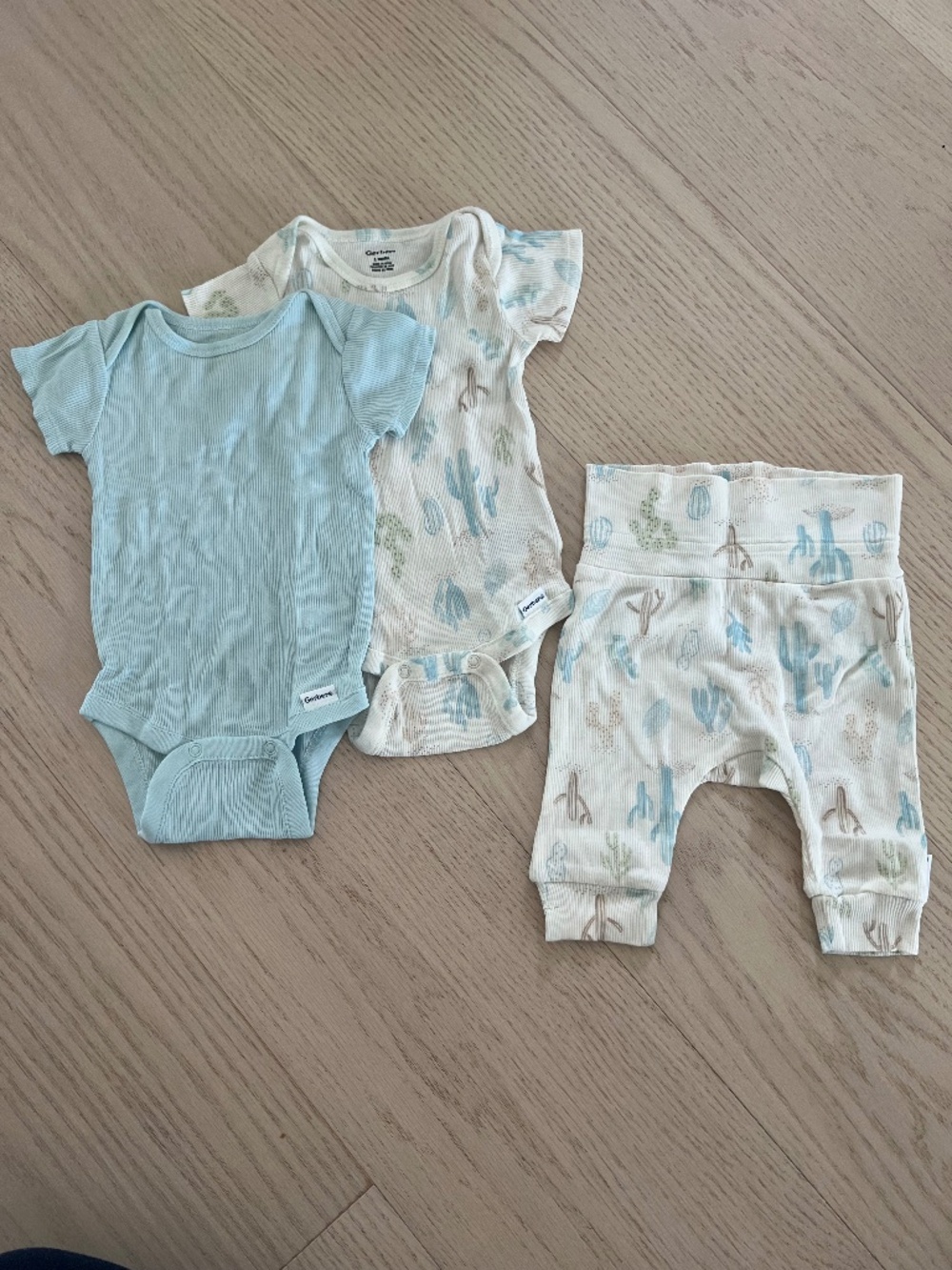 Gerber Baby 3-Piece Cactus Outfit Set 3M